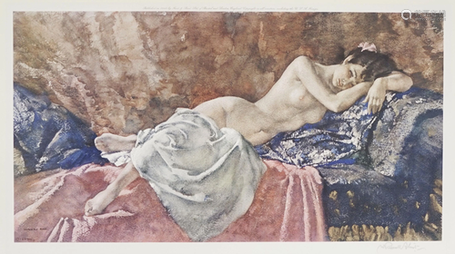 WILLIAM RUSSELL FLINT - Reclining Nude II - Original