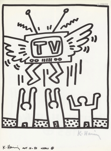 KEITH HARING - Naples Suite #02 - Lithograph