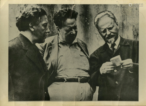 FRITZ BACH - Andre Breton, Diego Rivera, Leon Trotsky -
