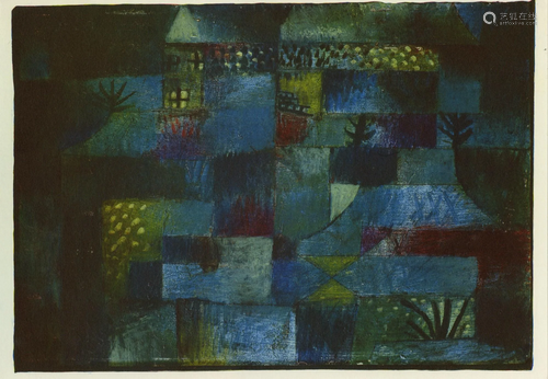 PAUL KLEE - Terraced Garden [