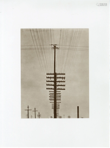 TINA MODOTTI - Telegraph Lines - Original photogravure