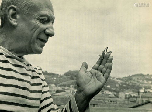 ROBERT DOISNEAU - Picasso et mantis de prière -