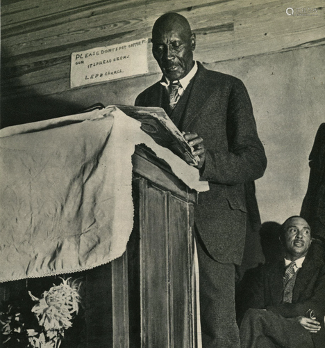 MARGARET BOURKE-WHITE - Sunday Sermon, College Grove,