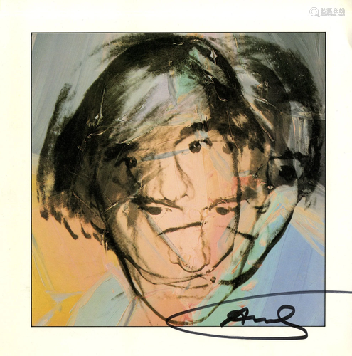 ANDY WARHOL - Self-Portrait - Original color offset