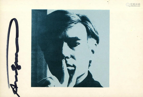 ANDY WARHOL - Self-Portrait - Color offset lithograph