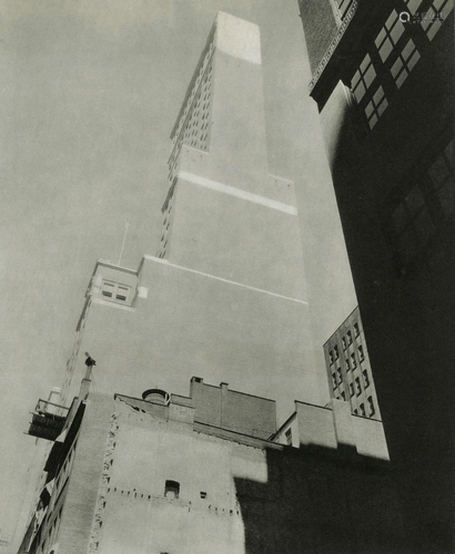 CHARLES SHEELER - Delmonico Building - Original vintage