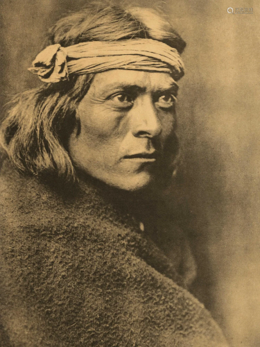 EDWARD S. CURTIS - A Zuni Governor - Original