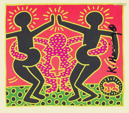 KEITH HARING - Fertility Suite #5 - Original offset