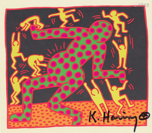 KEITH HARING - Fertility Suite #3 - Original offset