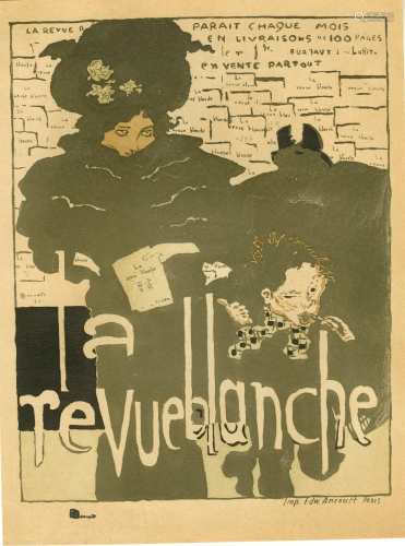 PIERRE BONNARD - La Revue Blanche - Original color