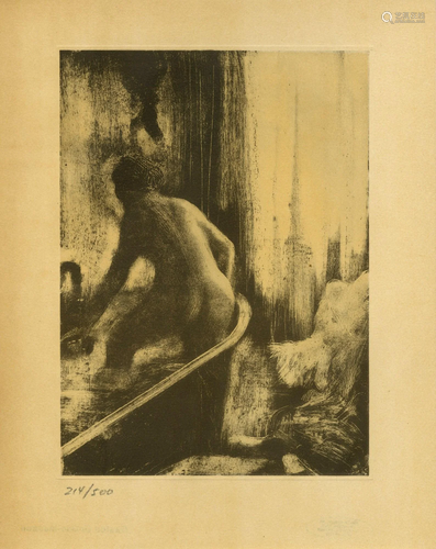 EDGAR DEGAS - Femme dans la baignoire - Original