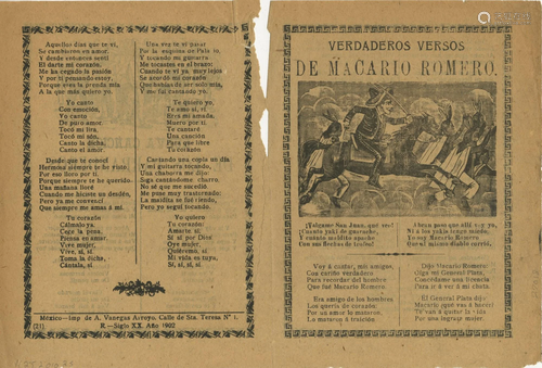 JOSE GUADALUPE POSADA - Verdaderos Versos de Macario