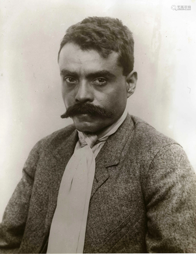 AGUSTIN VICTOR CASASOLA - Emiliano Zapata, Retrato