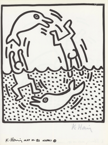KEITH HARING - Naples Suite #15 - Lithograph