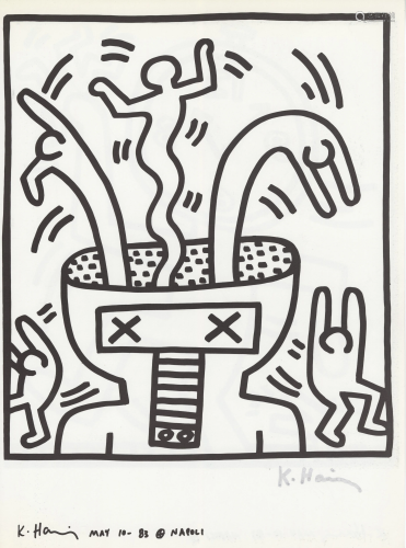 KEITH HARING - Naples Suite #13 - Lithograph