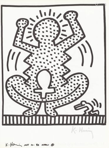 KEITH HARING - Naples Suite #09 - Lithograph