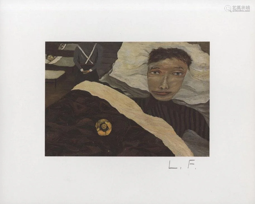 LUCIAN FREUD - Hospital Ward - Color offset lithograph