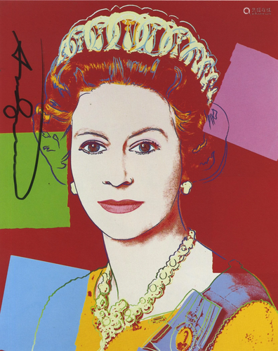 ANDY WARHOL - Queen Elizabeth II (#1) - Color offset