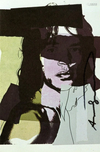 ANDY WARHOL - Mick Jagger #03 (first edition) - Color