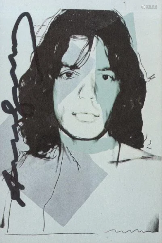 ANDY WARHOL - Mick Jagger #01 (first edition) - Color