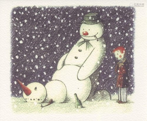 BANKSY - Rude Snowman - Color offset lithograph