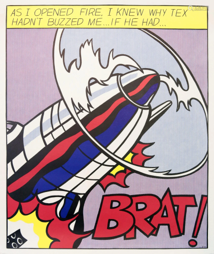 ROY LICHTENSTEIN - As I Opened Fire [later edition] -