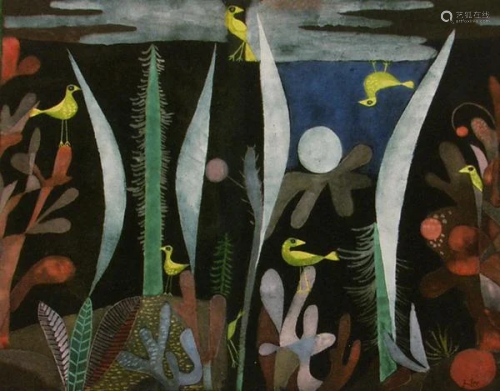 PAUL KLEE - Landscape with Yellow Birds [