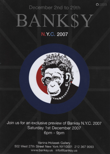 BANKSY - Monkey Queen/Rude Copper - Original color