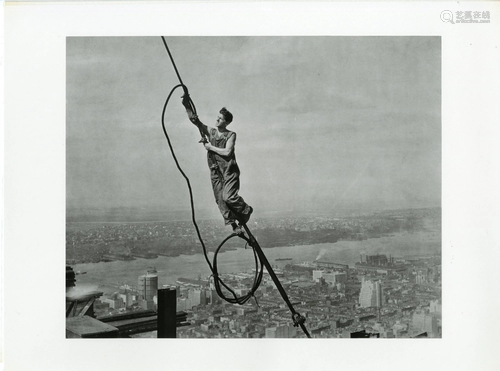 LEWIS HINE - Icarus, Empire State Building, New York -