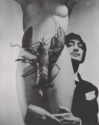 GEORGE PLATT LYNES - Salvador Dali wth Nude and Lobster