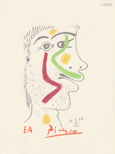 PABLO PICASSO [d'apres] - May 16, 1964 #4 - Original