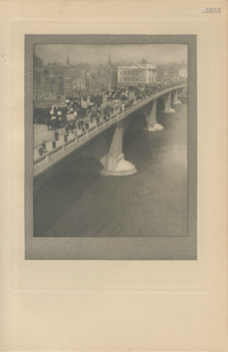 ALVIN LANGDON COBURN - London Bridge - Original vintage