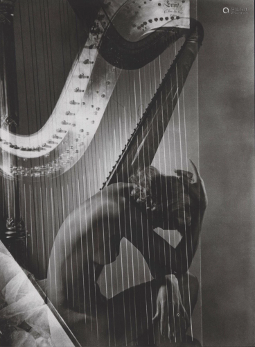 HORST P. HORST - Lisa with Harp, Paris - Original