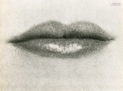 MAN RAY - Lips - Original vintage photogravure