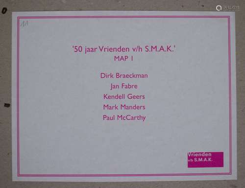 Art folder '50 jaar vrienden van het SMAK'