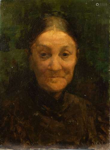 European school Portrait of a lady 19th century