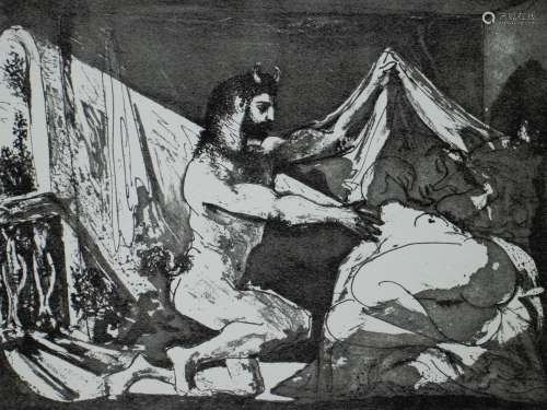 Pablo Picasso etching from the vollard suite