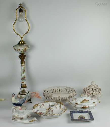 A Collection of Porcelain Items