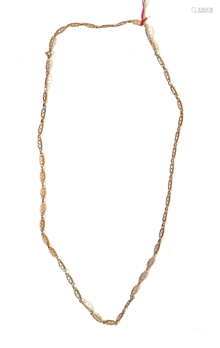 Collana modello chanel in oro giallo gr.20,