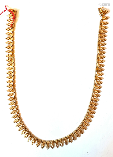 collana in oro giallo l 41,5 cm gr.35,