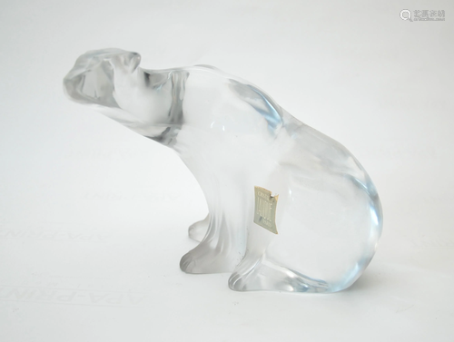 Lalique France scultura in vetro ,