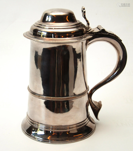 tankard in argento Londra 1775 h 22cm,