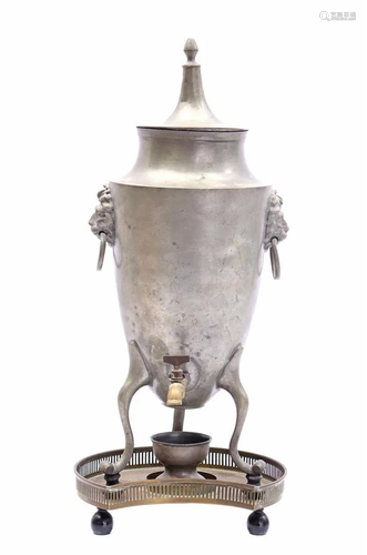 Pewter tap jug