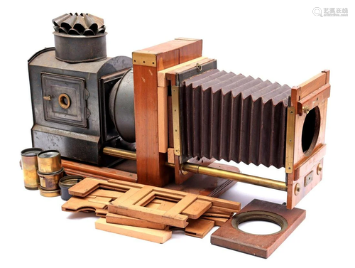 Wooden magic lantern