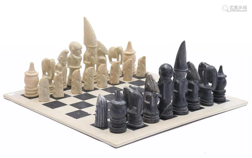 Soapstone chess game