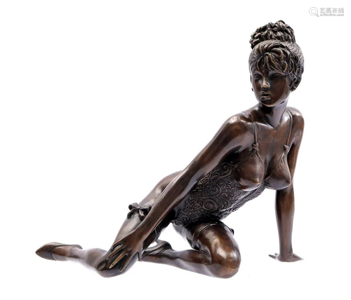 Bronze erotic statue