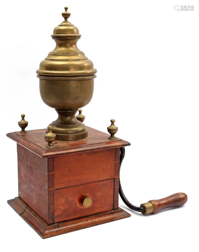 Walnut shop coffee grinder