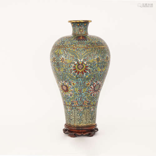 Cloisonne Enamel Meiping Vase