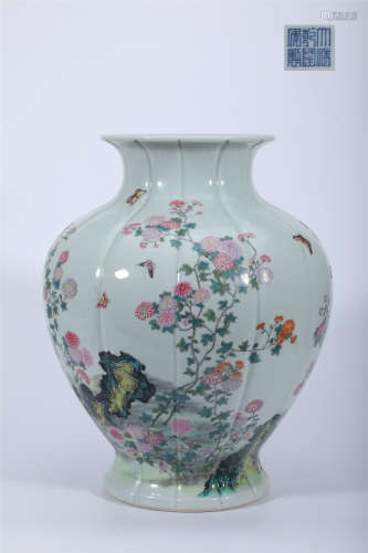 Famille Rose Bird-And-Flower Jar