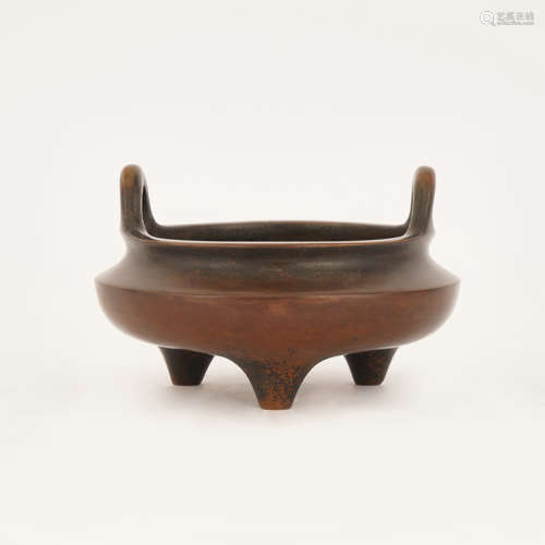 Bronze Tripod Incense Burner